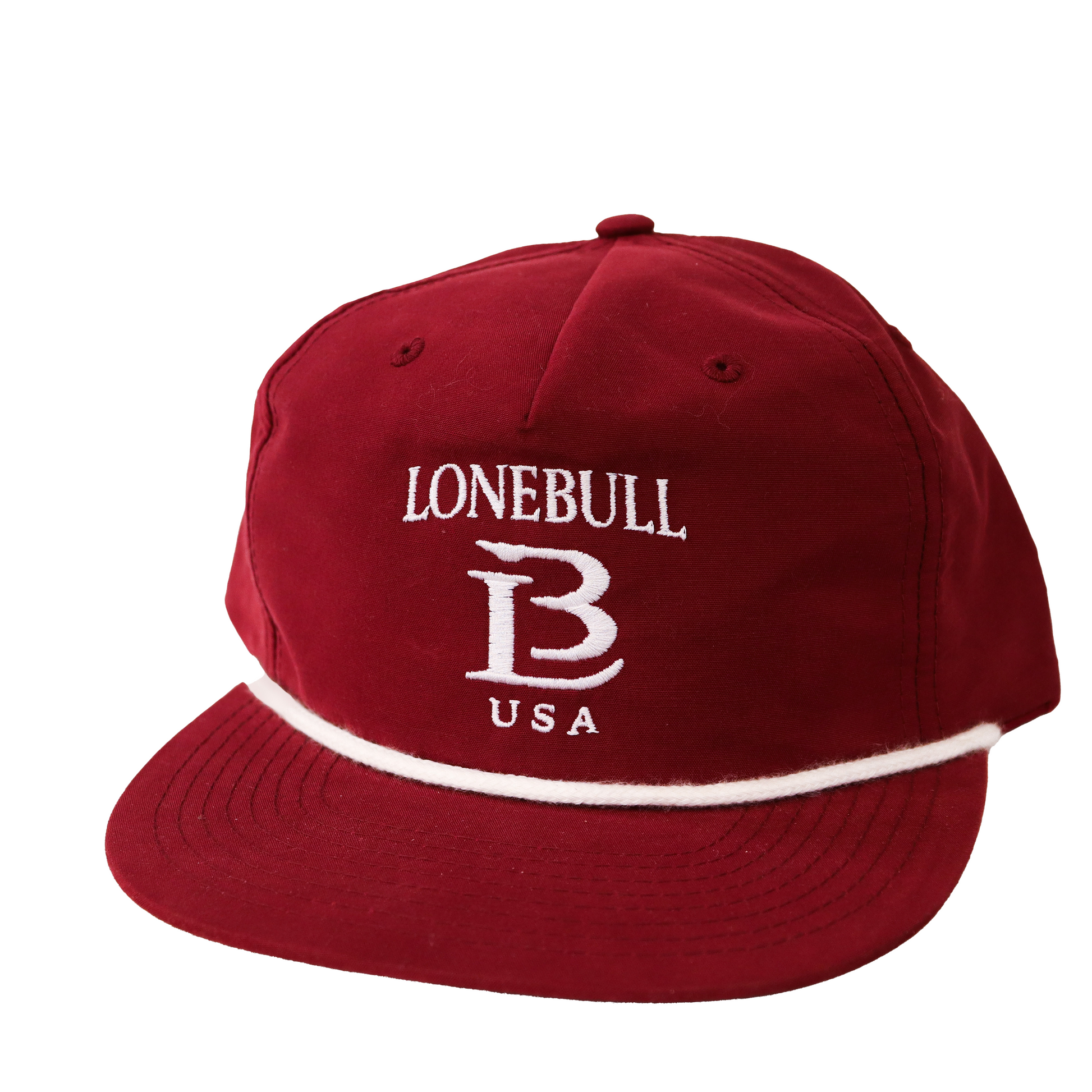 LoneBull USA Rope Hat (Maroon)