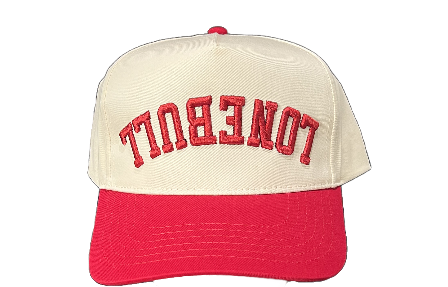 LoneBull Backwards Hat (Red)