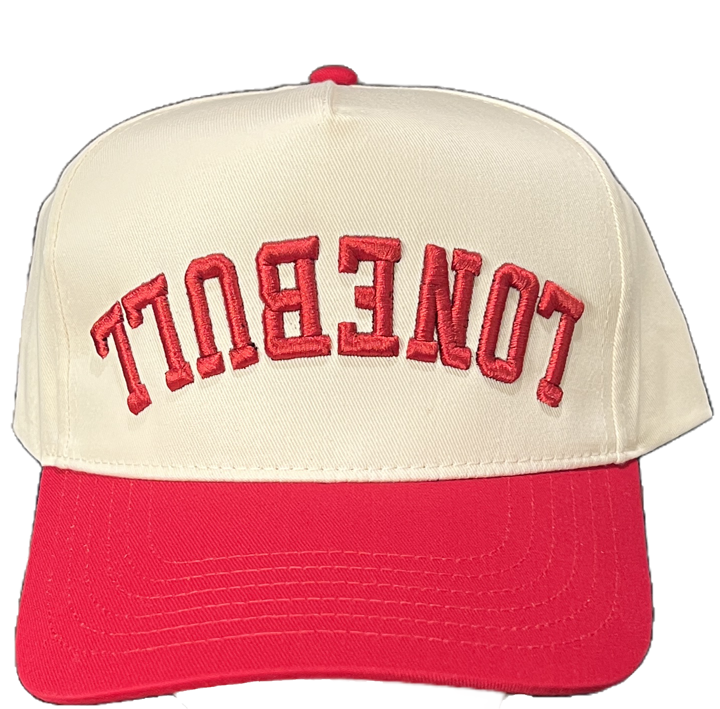 LoneBull Backwards Hat (Red)