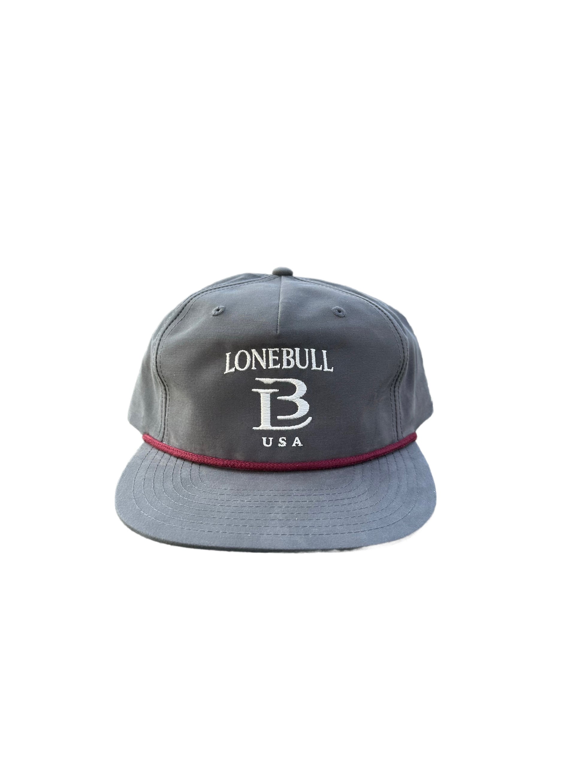 LoneBull (Grey & Maroon)