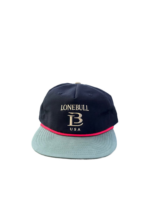LoneBull Rope Hat (Black & Green)